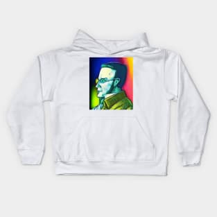 Max Stirner Colourful Portrait | Max Stirner Artwork 5 Kids Hoodie